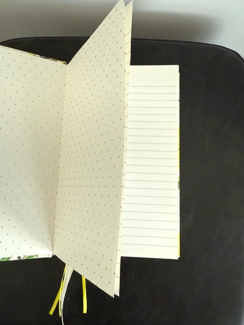 kate spade Yellow Lemon Print Journal with Ribbon Ties - Picture 3 of 3